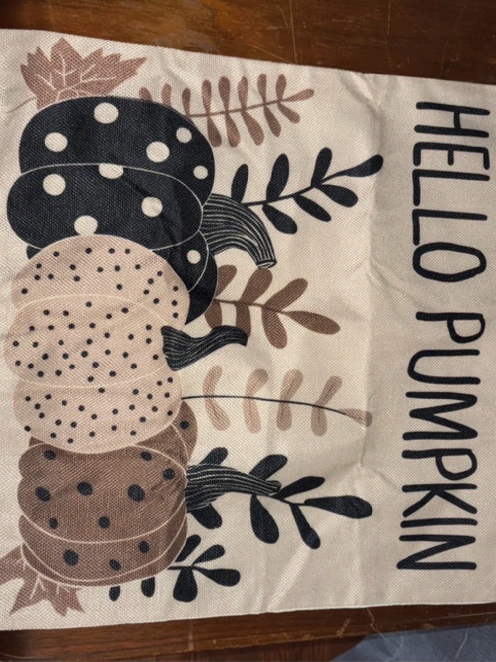 Amazon Neutral Polka Dot Stacked Pumpkin Accent Pillow Cover